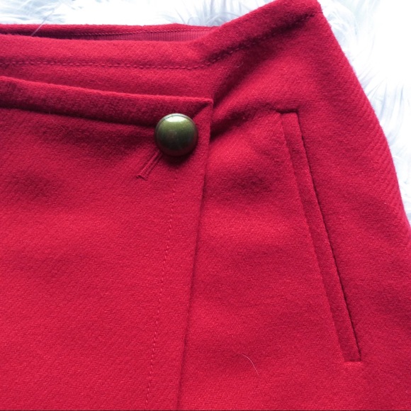 NWOT ⭐️HP⭐️Talbots Wool Blend Faux Wrap Skirt - Picture 9 of 9